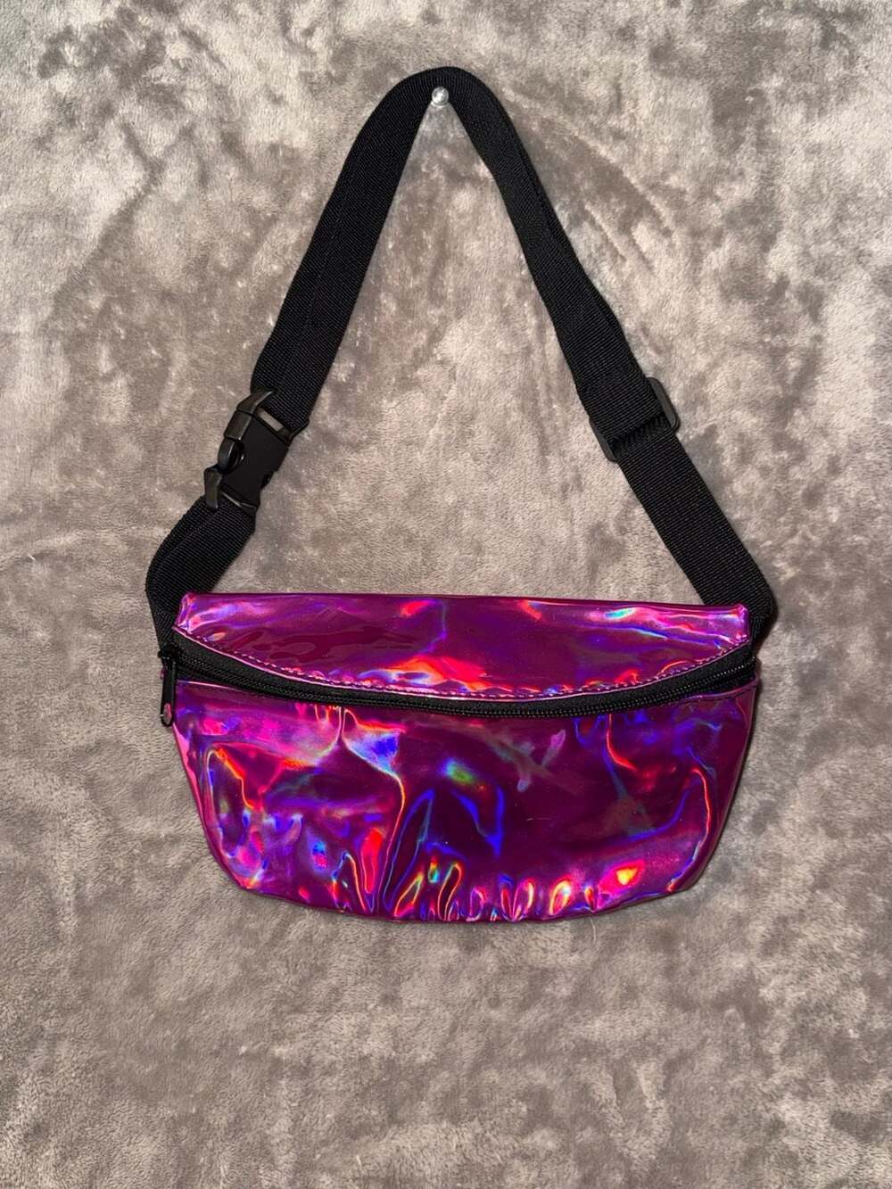 Mommy & Me Best Brands Holographic Pink Fanny Pack Belt Bag Bundle
